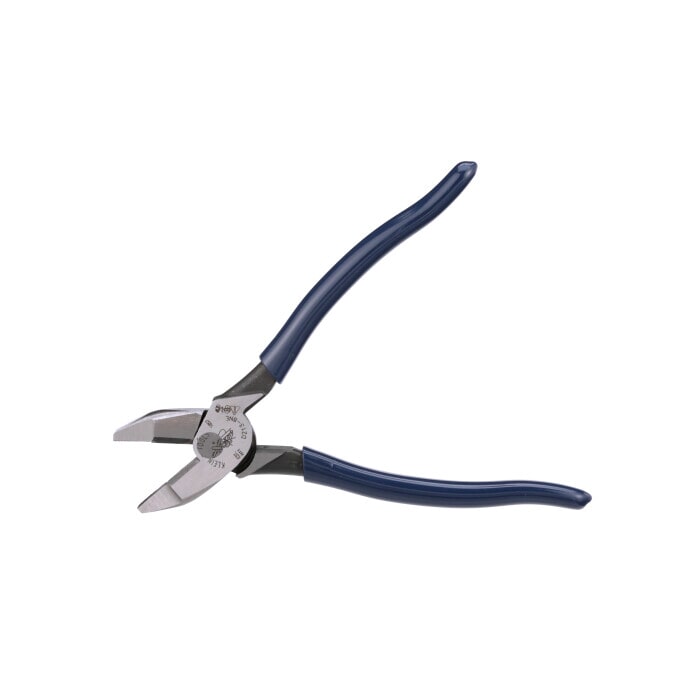 Klein D213-8NE New England Nose Linemans Plier, 1-7/16 in L x 1-3/16 in W X 5/8 in THK Jaw Tool Steel Jaw, Crosshatch Knurled Jaw Surface, 8.59 in OAL